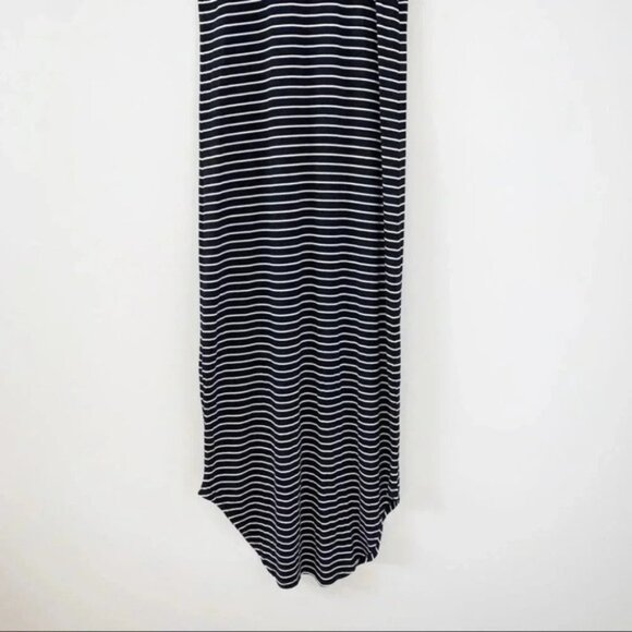 LNA Revolve Leigh Maxi Dress stripes Long Sleeveless Curved hem Scoop neck XS - Picture 13 of 16